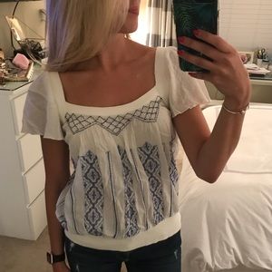 Free People Gauzy Top